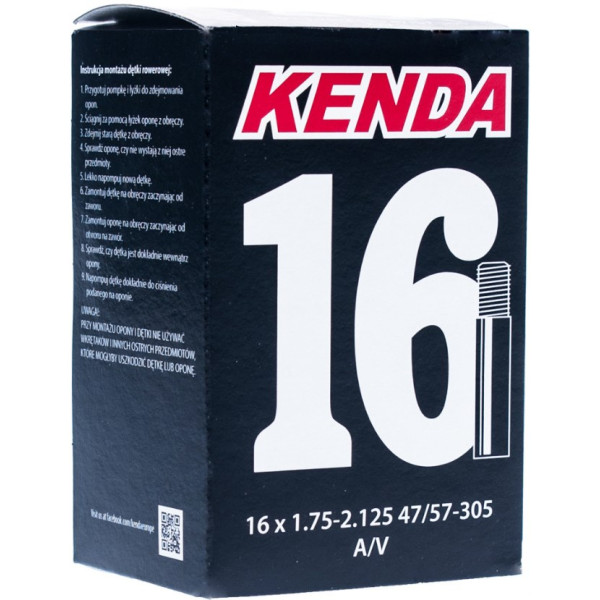 

KENDA 16"16X1.75-2125 A/V35мм (511303)