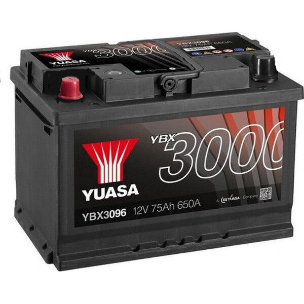 

Yuasa 75 Ah/12V SMF Battery (1) (YBX3086)