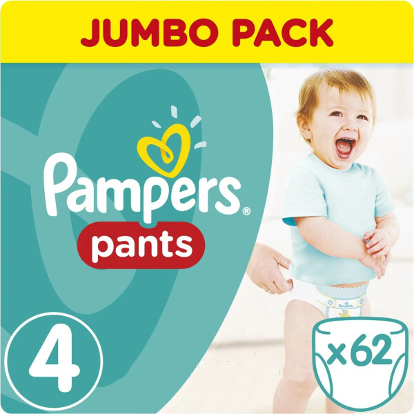 

Подгузники-трусики Pampers Pants 4 Maxi (9-15 кг), 62 шт