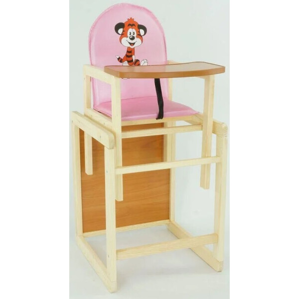 

Детский стульчик для кормления №203 "Тигр". Pink (48011)