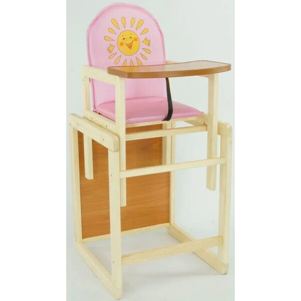 

Детский стульчик для кормления №203 "Солнышко". Pink (48010)