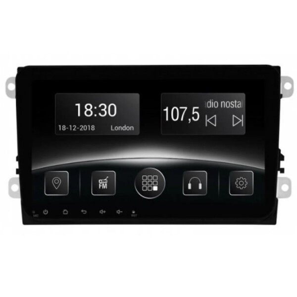 

Штатная магнитола Gazer CM5509-T5 VW/Skoda/Seat