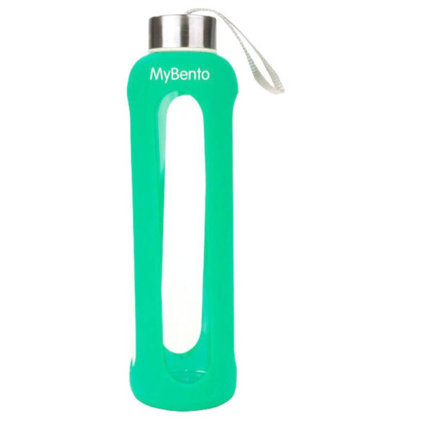 

Бутылка для воды Summit MyBento Eco Glass Bottle Silicone Cover зеленая 500 мл (17805)