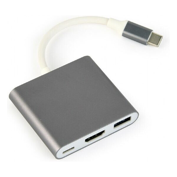 

Type-C -> HDMI 0,1м Cablexpert (A-CM-HDMIF-02-SG) gray