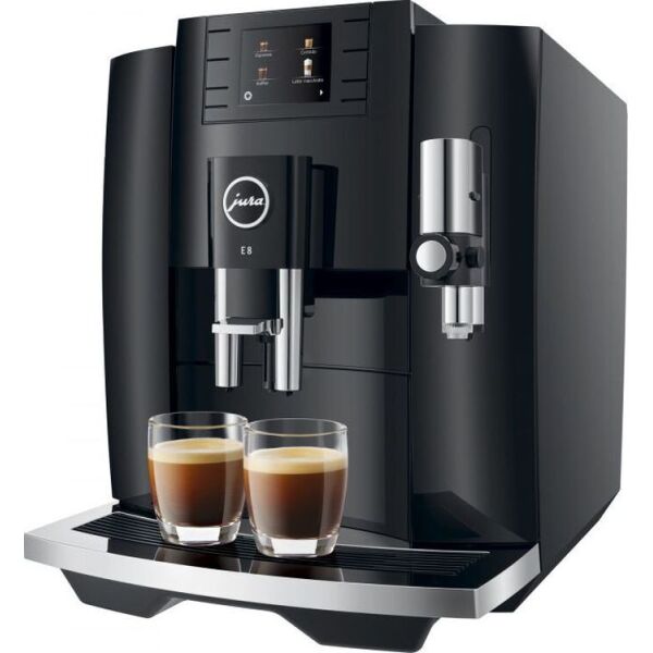 

Кофемашина Jura E8 Piano Black (EB)