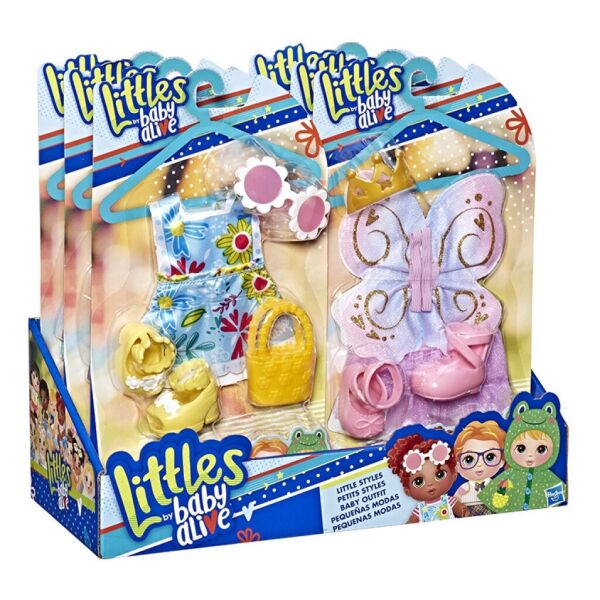 

Набор одежды для куклы Hasbro Baby Alive Littles Baby Outfits в ассорт. (E6645EU4)