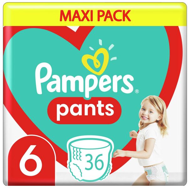 

Подгузники - трусики Pampers Pants Размер 6 (15+ кг), 36 шт (8006540069028)