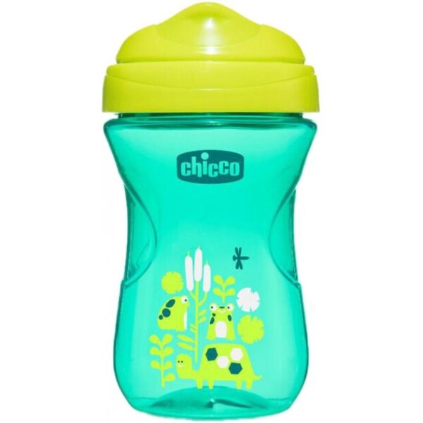 

Чашка пластиковая для питья Chicco "Easy Cup" 266мл. от 12 месяцев (голубая / зеленая) (06961.20.04)