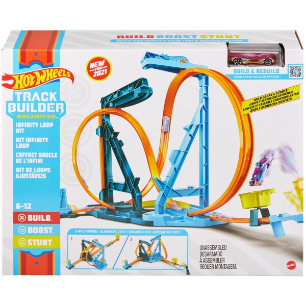

Трек Hot Wheels Track builder Бесконечная петля (GVG10)