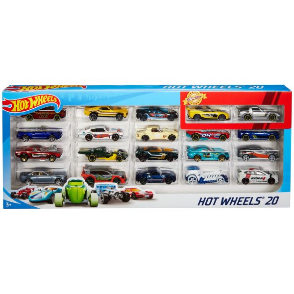 

Игрушечная машинка Mattel Hot Wheels Подарочный набор из 20 автомобилей в ассорт. (H7045)