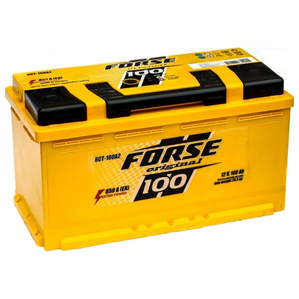 

Автомобильный аккумулятор FORSE Original 6CT 100Ah R
