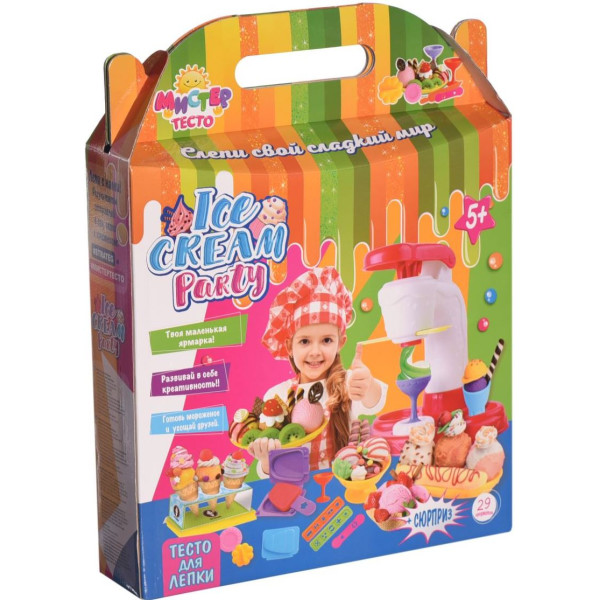 

Набор креативного творчества Strateg Мистер тесто - Ice cream party (71208)