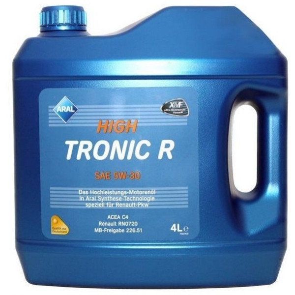 

Моторное масло Aral HighTronic R 5W-30 4Lx4 1555F2