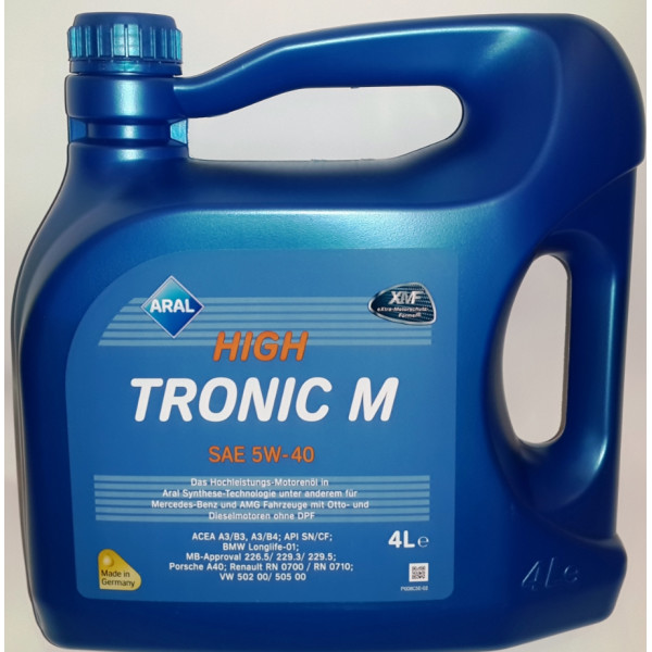 

Моторное масло Aral High Tronic M 5W-40 4Lx4 158CC1