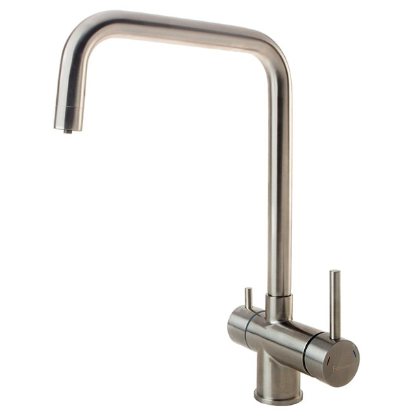 

Смеситель для кухни Fabiano FKM 31.6 S/Steel Inox нержавеющая сталь