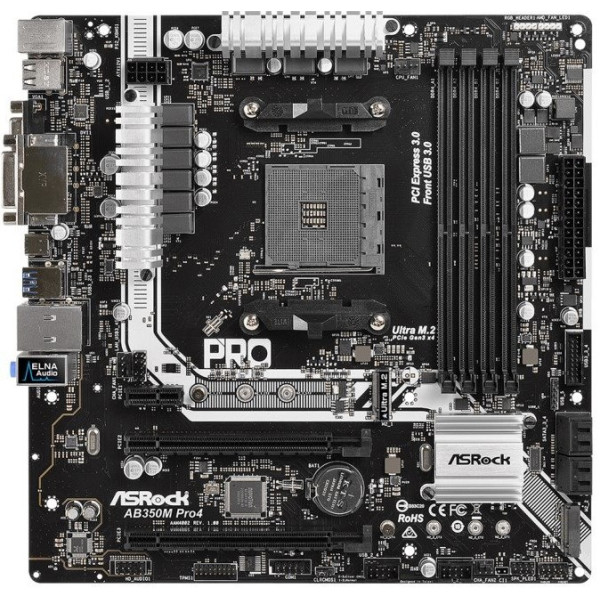 

Материнская плата ASRock AB350M Pro4