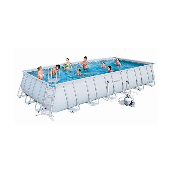

Каркасный бассейн Bestway 56471 (671х366х132, пес. фильтр, лестница, подложка, тент)