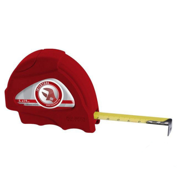 

Рулетка Intertool MT-0408 с металлическим полотном 8м x 25мм