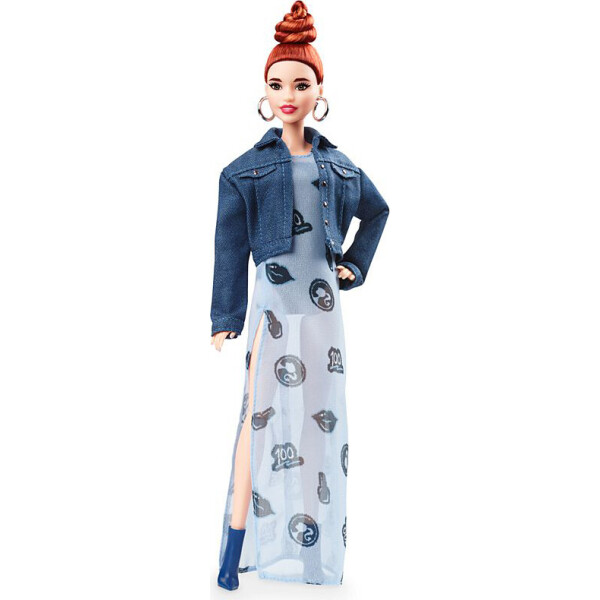

Кукла Barbie коллекционная Стиль от Марни Сенофонте Styled by Marni Senofonte Aqua Mini Dress Doll FJH76