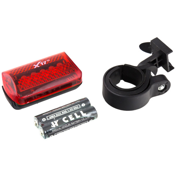 

X17 Flash 1.1R 5LED, задняя пласт. крас.