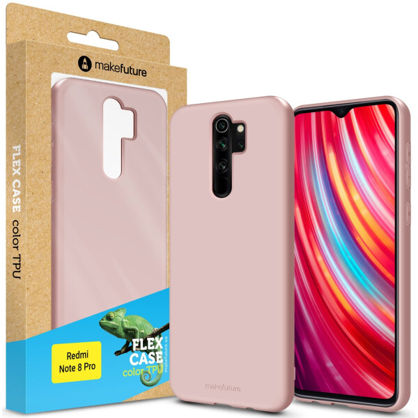 

кейс MakeFuture Flex Xiaomi Redmi Note 8 Pro Rose