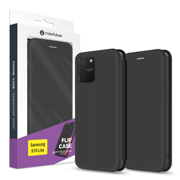 

Чехол-книжка MakeFuture Flip Case Samsung S10 Lite Black