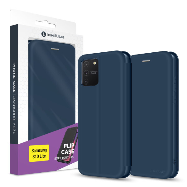 

Чехол-книжка MakeFuture Flip Case Samsung S10 Lite Blue