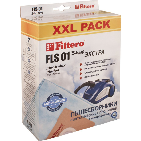 

Мешок для сбора пыли Экстра пылесборник Filtero FLS 01 (S-bag) (8)