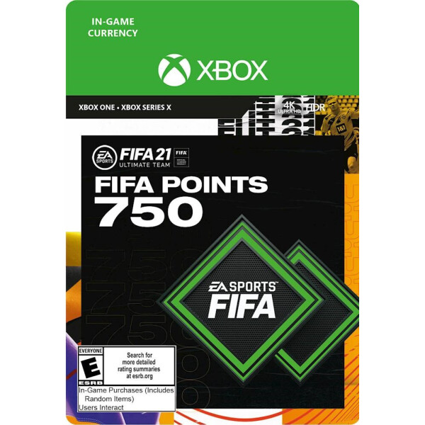 

Пополнение счета игры Xbox One FIFA 21 на 750 FUT очков (Xbox One)