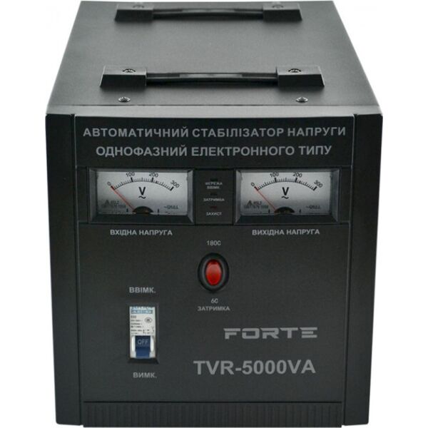 

Стабилизатор напряжения Forte TVR-5000VA (5кВт) 28988
