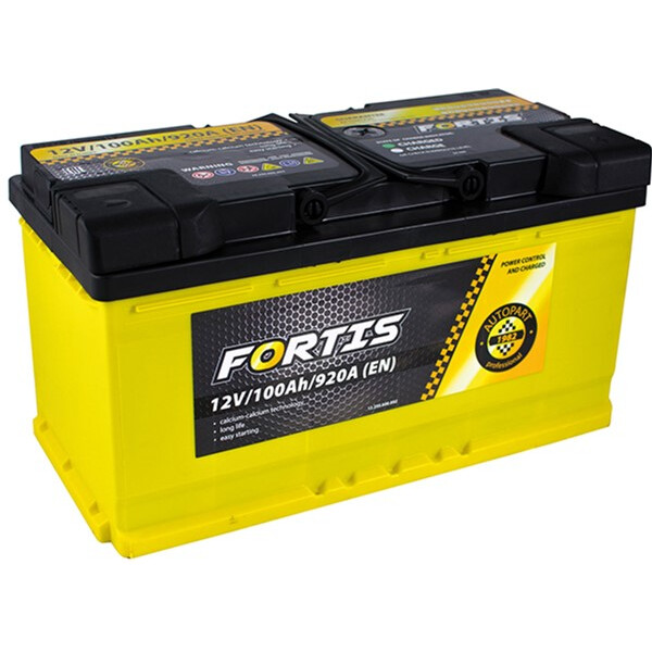 

Автомобильный аккумулятор FORTIS 100 Ah / 12V (0) Euro (FRT100-00)