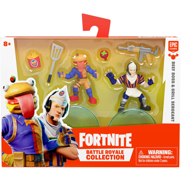 

Набор игровых фигурок FORTNITE – БУРГЕРМЕН и ОПЕРАТОР КАССЫ ДЖОУНСИ (63543)