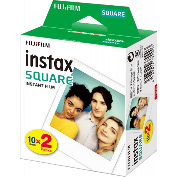 

Фотобумага COLORFILM INSTAX SQUARE (86х72мм 2х10шт)
