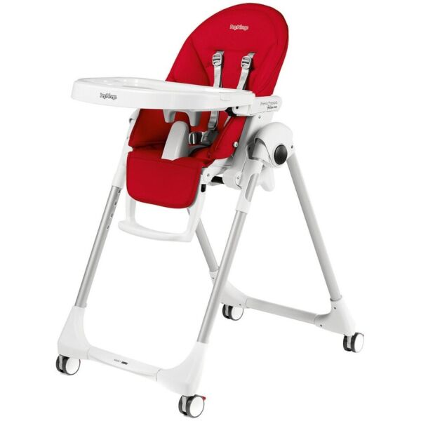 

Стульчик для кормления Peg-Perego Prima Pappa Follow Me Fragola Красный (IH01000000BL59)
