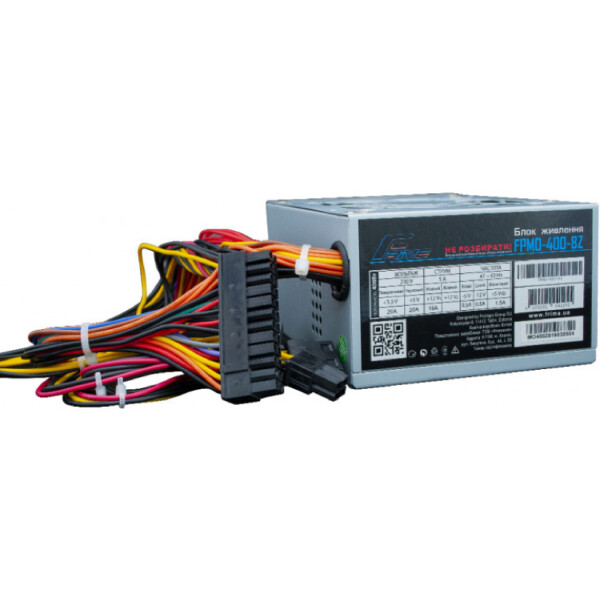 

Блок питания Frime Micro-ATX FPMO-400-8Z; 8см Micro-ATX, 2 hdd, 2 sata