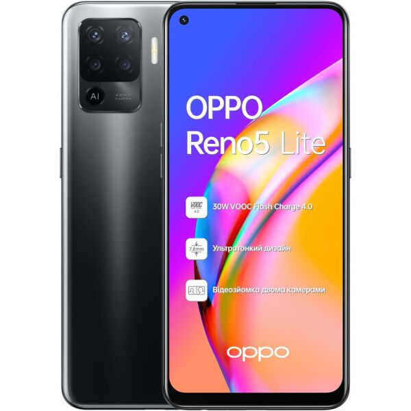 

OPPO Reno5 Lite 8/128 GB Fluid Black (черный)