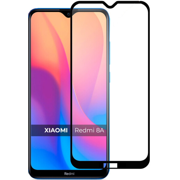 

Защитное стекло MakeFuture Full Cover Full Glue Black для Xiaomi Redmi 8A
