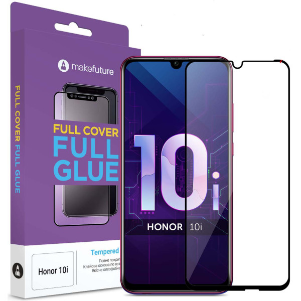 

MakeFuture Full Cover Full Glue Black для Honor 10i