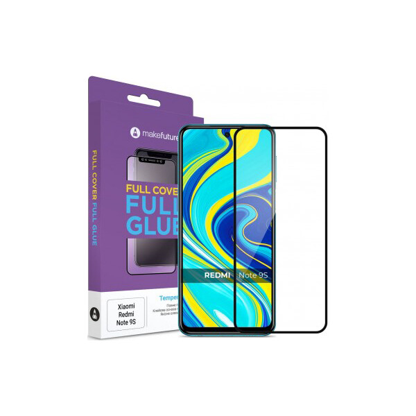 

Защитное стекло MakeFuture FC FG Black для Xiaomi Redmi Note 9S