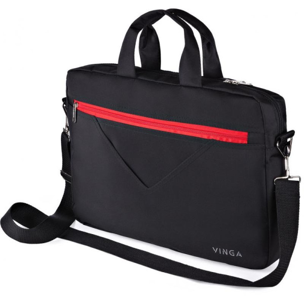 

Сумка для ноутбука Vinga 15.6" NB250BR black-red