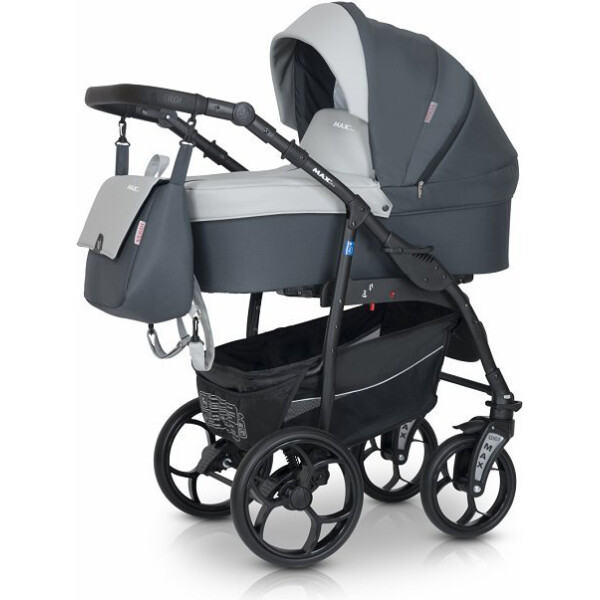 

Детская коляска универсальная 3 в 1 Verdi Max Plus 03 grey (9879)
