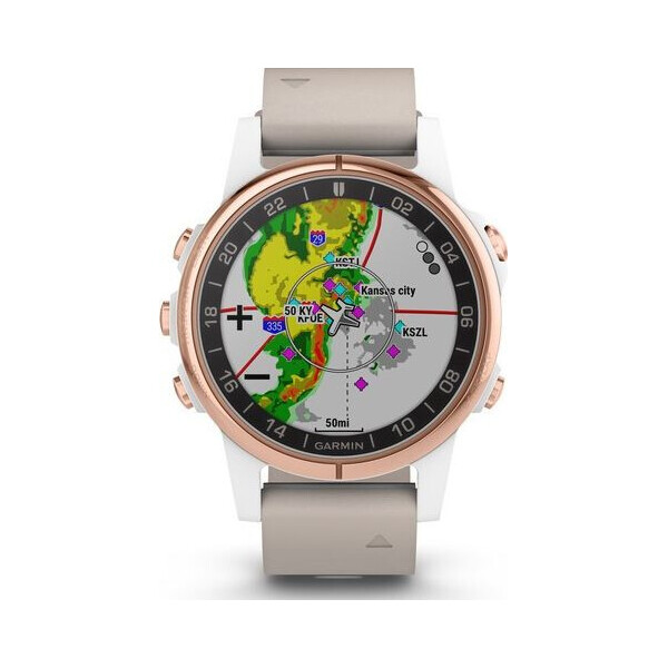 

Garmin D2 Delta S Aviator Watch with Beige Leather Band (010-01987-30)