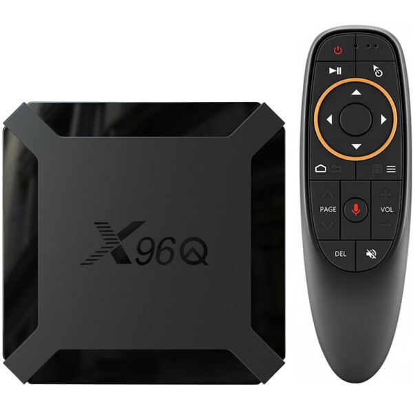 

Приставка Smart TV Медиаплеер X96Q 2гб 16Гб Allwinner H313 Андроид 10 + G10S Аэро пульт с голосовым управлением