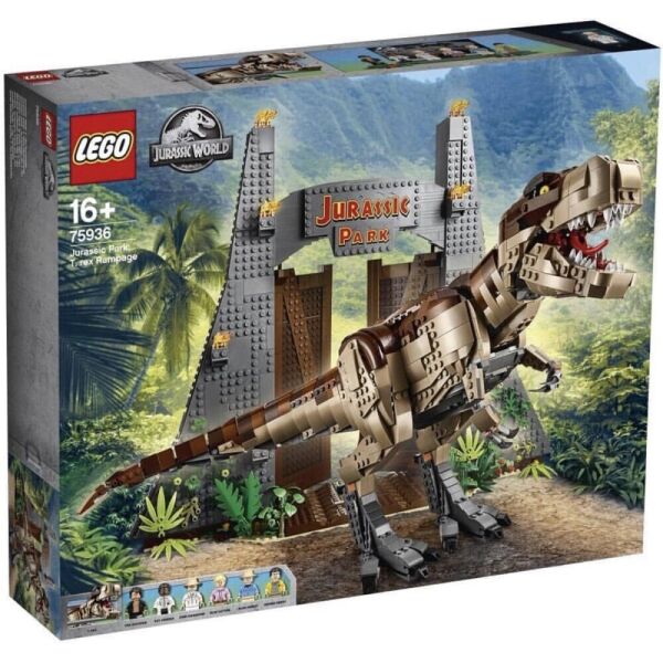 

LEGO® Jurassic World Парк Юрского периода: ярость Ти-Рекса (75936)