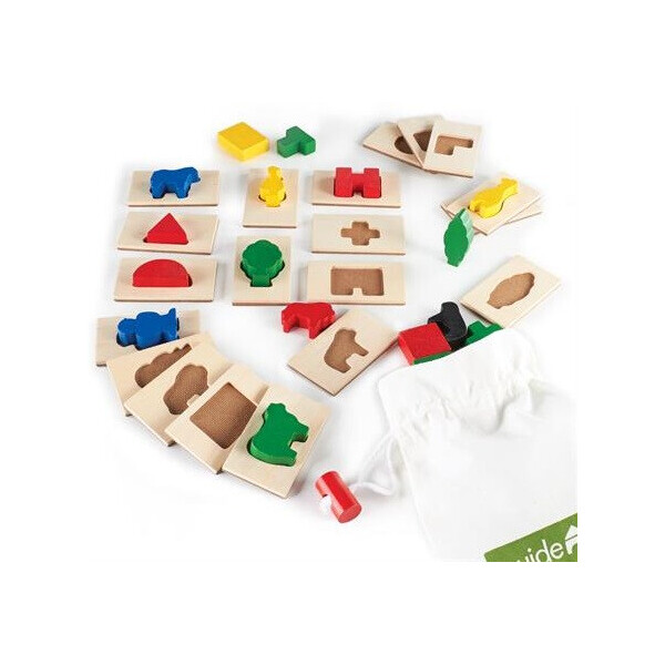

Пазл-сортер Guidecraft Manipulatives Формы и фигуры, в мешочке (G5060)