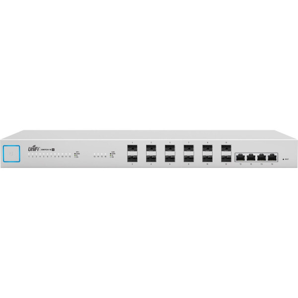 

Коммутатор Ubiquiti UniFi Switch US-16-XG (12xSFP+, 4x10GBase-T, PoE)