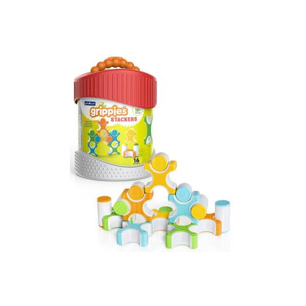 

Магнитный конструктор Guidecraft Grippies Stackers, 16 деталей (G8313)