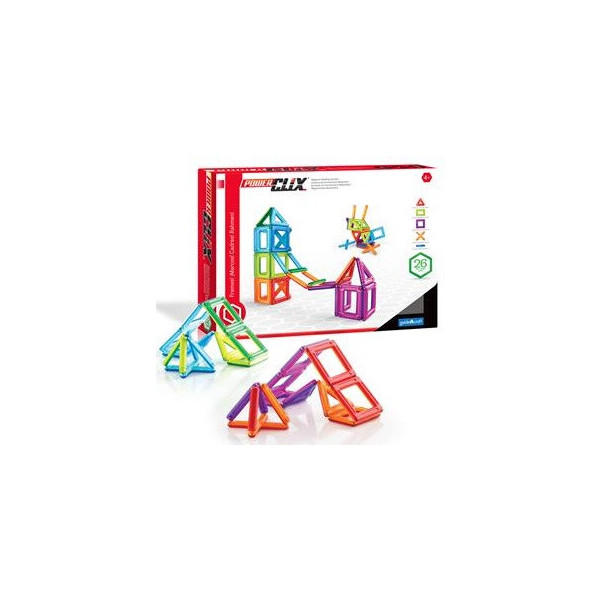 

Магнитный конструктор Guidecraft PowerClix Frames, 26 деталей (G9199)
