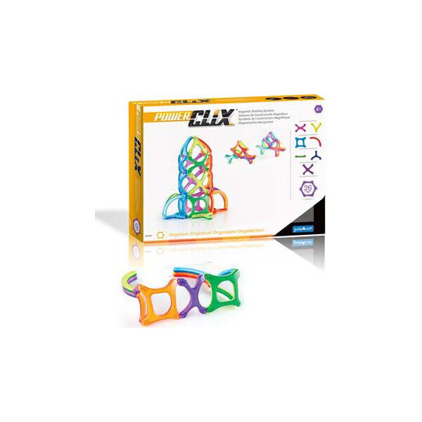 

Магнитный конструктор Guidecraft PowerClix Organics, 26 деталей (G9430)