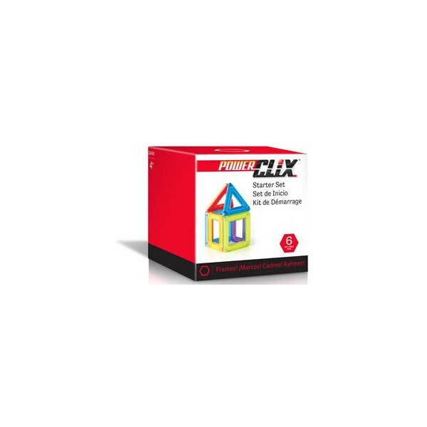 

Магнитный конструктор Guidecraft PowerClix Frames Базовый набор, 6 деталей (G9480)